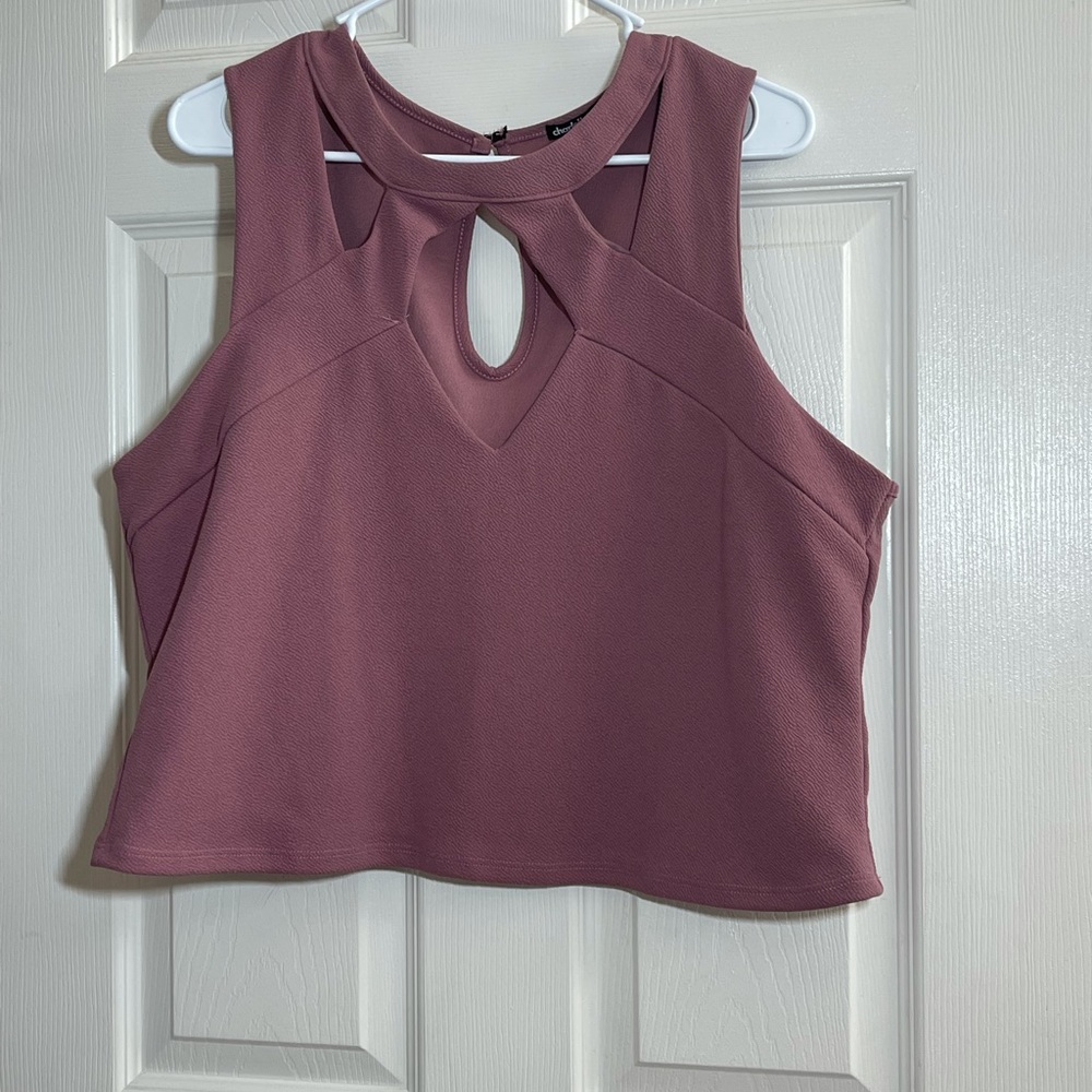 Charlotte russe mauve crop top